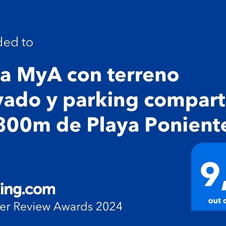 Casa Mya Con Terreno Privado Y Parking Compartido - A 800M De Playa Poniente Villa Benidorm Exterior foto